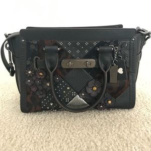 Coach Embellished Patchwork Swagger 27
